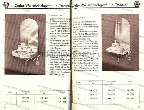 Zetha Handbuch Sanitärer Artikel. 