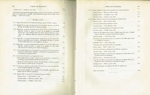 Conseil Supérieur des Voies de Communication
 Première Session. 