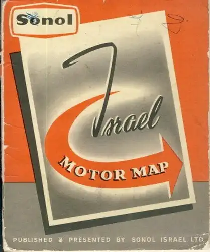 Israel Motor Map. 