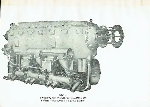 Letadlový Motor Minor 6-III 160 ks
 Technický popis a návod k obsluze, řízení a udržování motoru. 