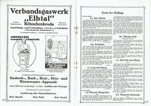 Verwaltungsassistent Forbriger, Kurverwaltung: Festschrift für das Winzerfest der Lößnitz vom 3.-6. Oktober 1924. 