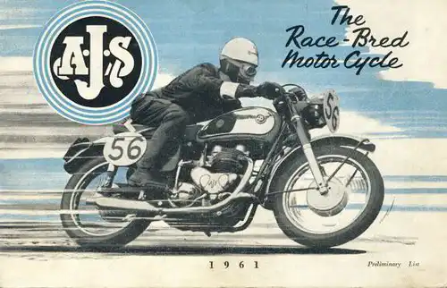 The Race-Bred Motor Cycle 1961. 