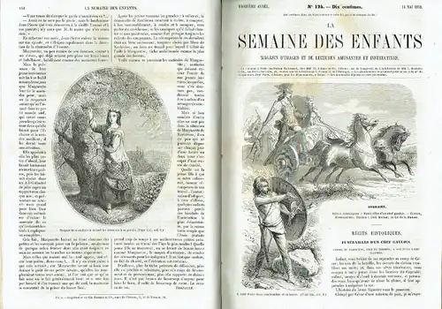 La Semaine des Enfants
 Magasin d'Images et de Lectures Amusantes et Instructives
 3. Jahrgang (No. 105-157, komplett). 