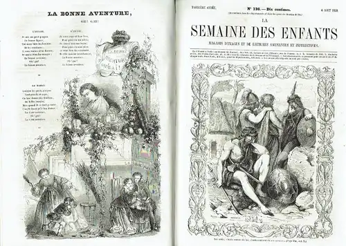 La Semaine des Enfants
 Magasin d'Images et de Lectures Amusantes et Instructives
 3. Jahrgang (No. 105-157, komplett). 