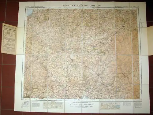 Tavistock and Okehampton
 Fifth (Relief) Edition One-Inch Map of England and Wales, Sheet 137. 