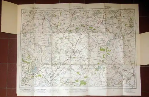 Contoured Road Map of Bicester
 One-Inch Map of Great Britain, Sheet 94. 