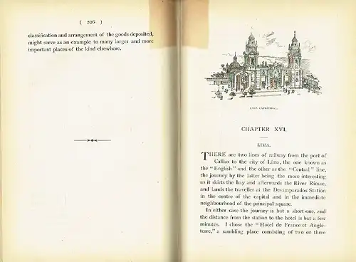 George C. Morant: Reminiscences of Travel in South America
 Chili and The River Plate in 1891. 