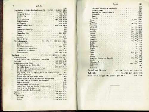 Deutscher Geschichtskalender
 Sachlich geordnete Zusammenstellung der wichtigsten Vorgänge im In- und Ausland. 