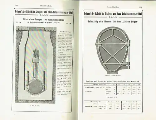 H. Metzger, Bromberg: Städte-Entwässerung und Abwässer-Reinigung
 Hand- und Hilfsbuch für technische Gemeinde- und Verwaltungsbeamte. 