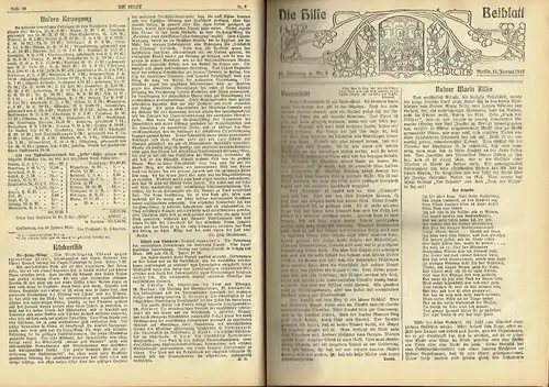 Die Hilfe
 Wochenschrift für Politik, Literatur und Kunst
 18. Jahrgang, 52 Nummern, komplett, gebunden. 