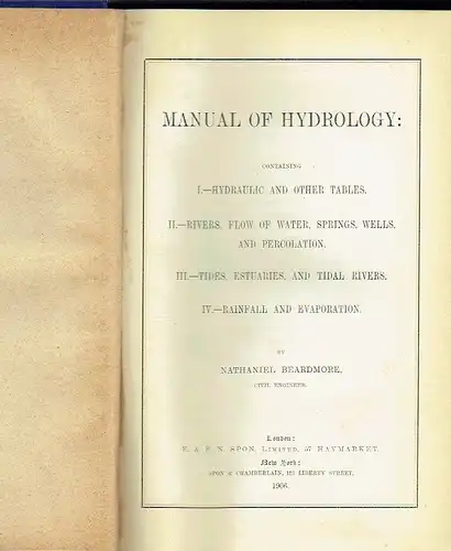 Manual of Hydrology. 