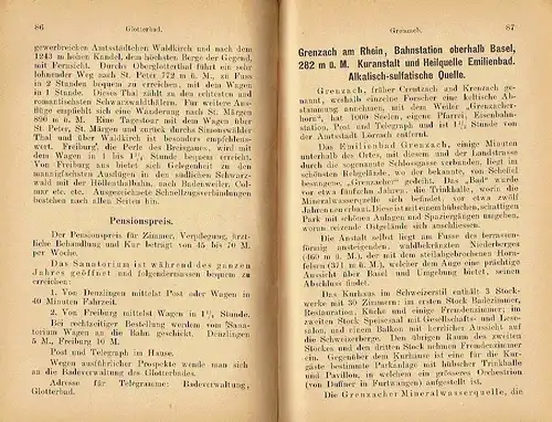 Dr. H. Oeffinger: Die Kurorte und Heilquellen des Großherzogtums Baden
 für Ärzte und Heilbedürftige. 