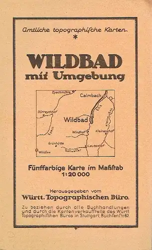 Wildbad mit Umgebung. 