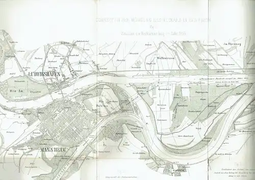 Ing. M. Honsell: Die Korrektion der Mündung des Neckars in den Rhein. 