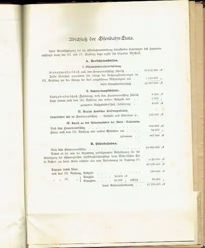 Beiheft zum Staatsvoranschlag für die Jahre 1914 und 1915
 enthaltend die Nachträge. 