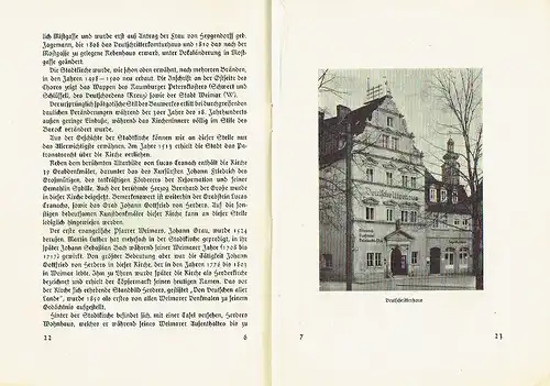 Fritz Fink: Der Herderplatz und seine Geschichte
 Beiträge zur Geschichte der Stadt Weimar, Heft 2. 