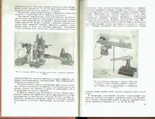 A. K. Rusanov
 V. M. Alekseyeva
 V. G. Khitrov: Kolichestvennoye Spektral'noye Opredeleniye Redkikh i Rasseyannykh Elementov v Rudakh i Mineralakh. 