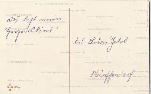 6 Glückwunschkarten und Sprüche Front Muttertag 1910 bis 1917
 original Postkarten. 