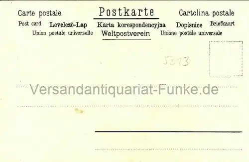 Postkarte mit Blüthenduft
 Ansichtskarte / Postkarte, Motiv aus Thüringen, unbenutzt   der Verlag wurde überdruckt, ursprünglich A. & M. B. No. 144. 