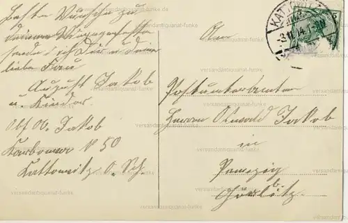 5 Glückwunschkarten zum Geburtstag 1913 bis 1932
 original Postkarten. 