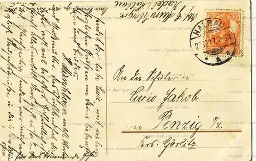 6 Glückwunschkarten zum Geburtstag um 1917
 original Postkarten. 