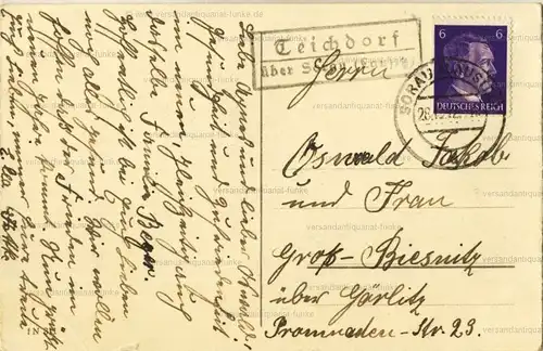 5 Glückwunschkarten zum Neujahr 1906 bis 1942
 original Postkarten. 