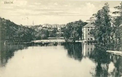 Tábor
 Ansichtskarte / Postkarte, Motiv aus Böhmen / deutsch: Tabor / in Tschechien, Verlagsnummer 5470a, benutzt 23.8.1924 Tábor. 