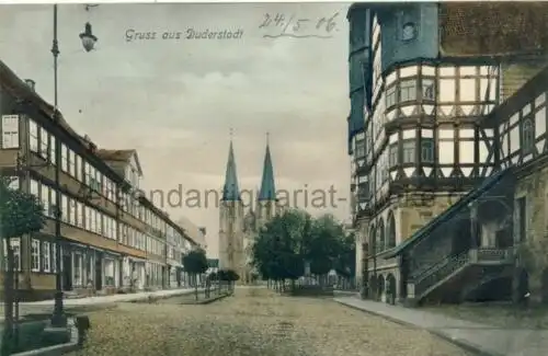 Gruss aus Duderstadt
 Ansichtskarte / Postkarte, Motiv aus Niedersachsen, benutzt Duderstadt 25.05.1906. 
