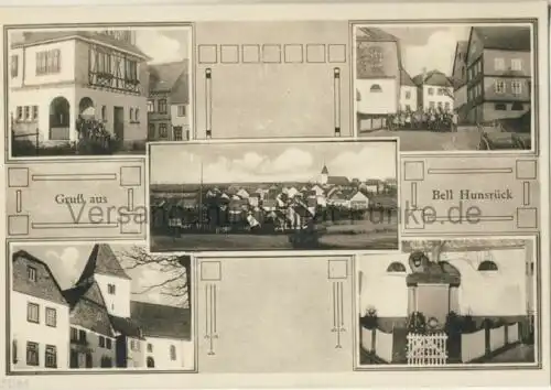 Gruß aus Bell - Colonialwaren-Handlung von Peter Wendling
 Ansichtskarte / Postkarte, Motiv aus Kastellaun im Hunsrück / Rheinland-Pfalz, Verlagsnummer 110a, unbenutzt. 