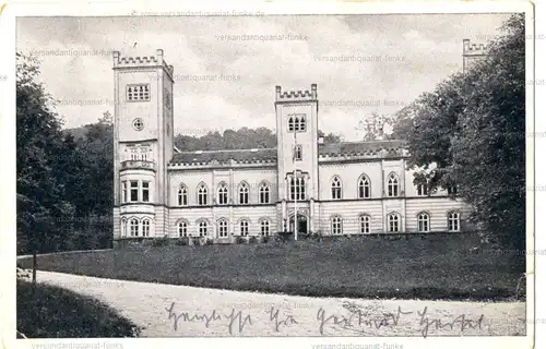 Gruppen-Luftschutzschule Hosterwitz
 Ansichtskarte / Postkarte, Motiv aus Dresden, benutzt 6.1.1942. 