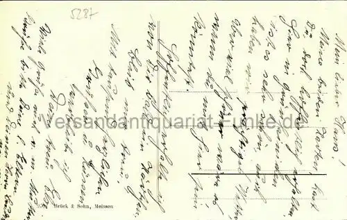 Blick auf Flossmühle
 Ansichtskarte / Postkarte, Motiv aus Ortsteil von Borstendorf im Erzgebirge, Verlagsnummer 9707, unbenutzt, aber beschrieben, Chromolitho. 