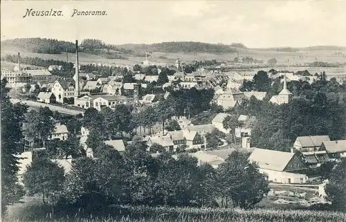 Neusalza - Panorama
 Ansichtskarte / Postkarte, Motiv aus Neusalza-Spremberg / Sachsen, Verlagsnummer No. 5713, unbenutzt. 