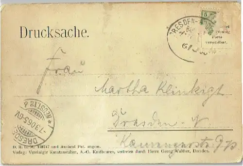 Schandau
 Ansichtskarte / Postkarte, Motiv aus Sachsen, Patentnummer 138747, unbenutzt, Postkarte mit Leporello-Album (12 aneinanderhängende Bilder) - Karte ist mit 3 mm aussergewöhnlich dick. 