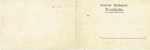 Zerstörung der Bockwaer Strasse (ca. 200 m) durch Hochwasser am 18. September 1899
 Ansichtskarte / Postkarte, Motiv aus Wilkau-Haßlau / Bockwa / Zwickau / Sachsen, unbenutzt, zweiteilige Klappkarte. 