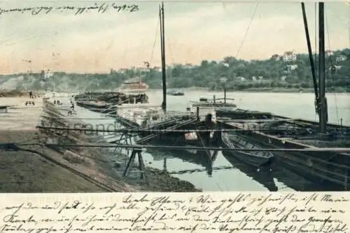 Dresden-Blasewitz - Blick auf die Loschwitzhöhen
 Ansichtskarte / Postkarte, Motiv aus Sachsen, benutzt 25.7.1906 Loschwitz. 