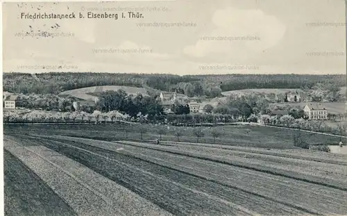 Friedrichstanneck b. Eisenberg
 Ansichtskarte / Postkarte, Motiv aus Thüringen, benutzt. 