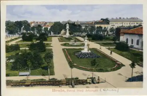 Braila - Parcul Sfinti Arhangeli
 Ansichtskarte / Postkarte, Motiv aus Rumänien, Verlagsnummer 3290, unbenutzt, Chromlitho. 