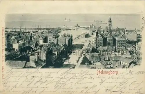 Helsingborg
 Ansichtskarte / Postkarte, Motiv aus Schweden / Sverige, Verlagsnummer No. 3, benutzt Helsingborg August 1900 (alle Briefmarken abgelöst, Stempel dadurch wertlos, Helsingborg ist zu.. 
