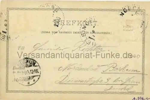 Helsingborg
 Ansichtskarte / Postkarte, Motiv aus Schweden / Sverige, Verlagsnummer No. 3, benutzt Helsingborg August 1900 (alle Briefmarken abgelöst, Stempel dadurch wertlos, Helsingborg ist zu.. 