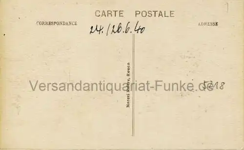 Bernay (Eure) - Rue d'Alençon
 Ansichtskarte / Postkarte, Motiv aus Frankreich, unbenutzt (privat datiert 24./26.6.1940) "Conteville est une commune française, située dans le département de l'Eure et la région Haute-Normandie." (Wikipedia). 