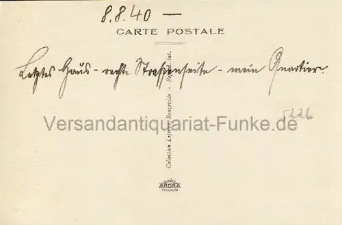 Beuzeville (Eure)   Route de Cormeille
 Ansichtskarte / Postkarte, Motiv aus Frankreich, unbenutzt  (privat datiert 8.8.1940) "Beuzeville est une commune française, située dans.. 