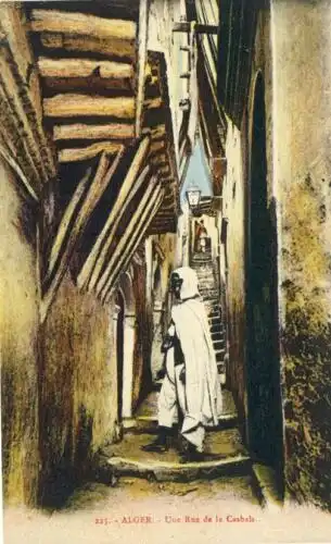 Alger - Une Rue de la Casbah
 Algerien / Algérie, Postkarte, postalisch unbenutzt. 