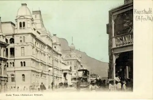 Cape Town - Adderley Street
 Ansichtskarte / Postkarte, Motiv aus Kapstadt / Südafrika, unbenutzt. 