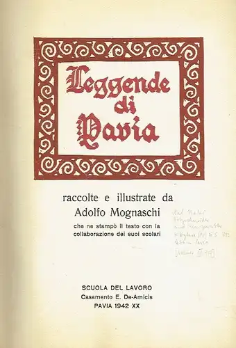 Leggende di Pavia. 