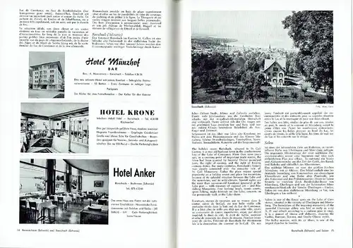 Kurt Maronde
 Eberhard Bendixen: Bodensee, Oberschwaben, Allgäu und angrenzende Gebiete sowie Vorarlberg mit Liechtenstein
 Dreisprachiger illustrierter Bäderkatalog und Reiseführer mit Hotelnachweis
 Ausgabe 1961-1964. 