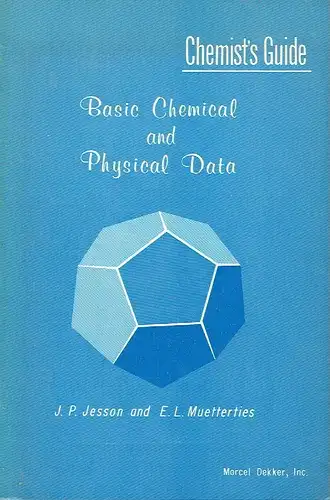 J. P. Jesson
 E. L. Muetterties: Chemist's Guide: Basic Chemical and Physical Data. 