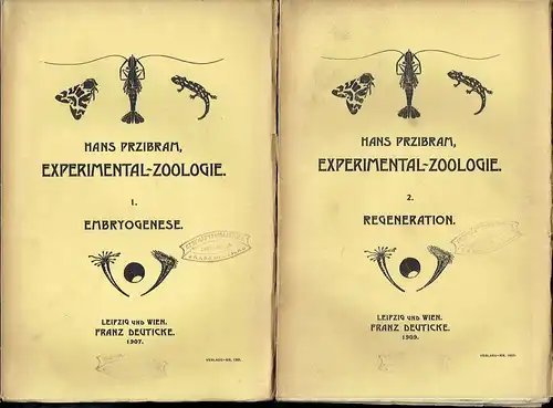 Eine Zusammenfassung der durch Versuche ermittelten Gesetzmäßigkeiten tierischer Formen und Verrichtungen
 Experimental-Zoologie 3 Bänd 1907. 