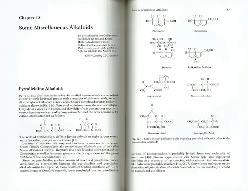 Trevor Robinson: The Biochemistry of Alkaloids
 Molecular Biology, Biochemistry and Biophysics, Band 3. 