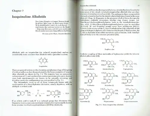 Trevor Robinson: The Biochemistry of Alkaloids
 Molecular Biology, Biochemistry and Biophysics, Band 3. 
