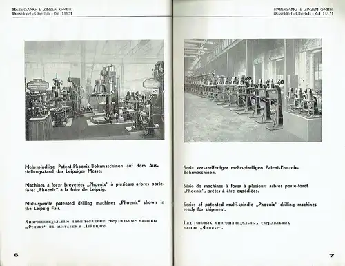 Katalog Werkzeugmaschinen
 H. K. 110. 